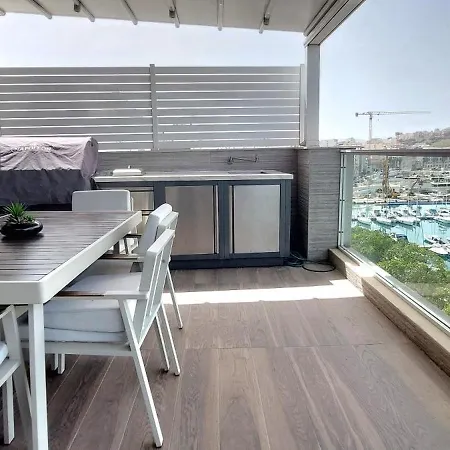 Apartment Luxury Terraced Seaview - Marina Harbour, Msida, Pieta' Pieta